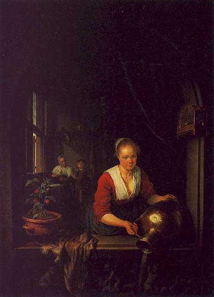 Gerrit Dou Maidservant at the Window Germany oil painting art